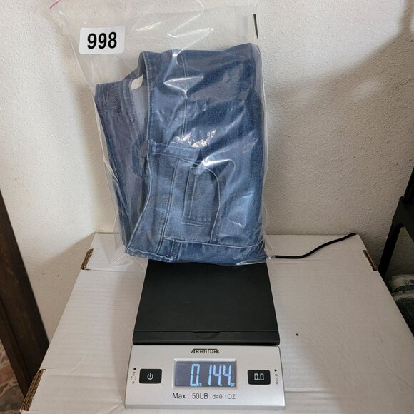 Decree Womens Jeans Size 17Junior Blue Denim Whiskered Skinny Low Rise - Picture 12 of 12